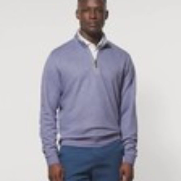 Johnnie-O Sully Quarter Zip purple Large - Picture 15 of 15
